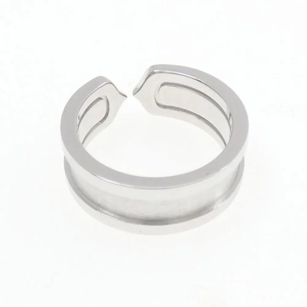Cartier C2 750 White Gold Ring Size 6
